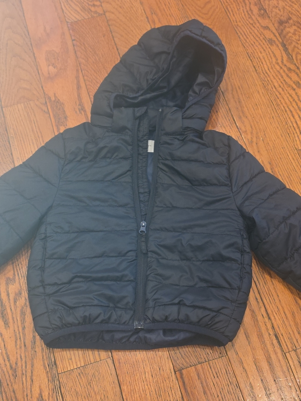 H&M Blue Hooded Puffer Jacket for Kids